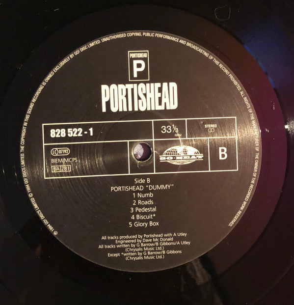 Portishead : Dummy (LP, Album, RE, 180)