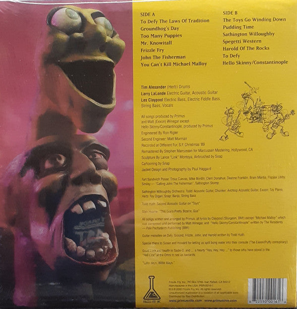 Primus : Frizzle Fry (LP, Album, RE, RM, 180)