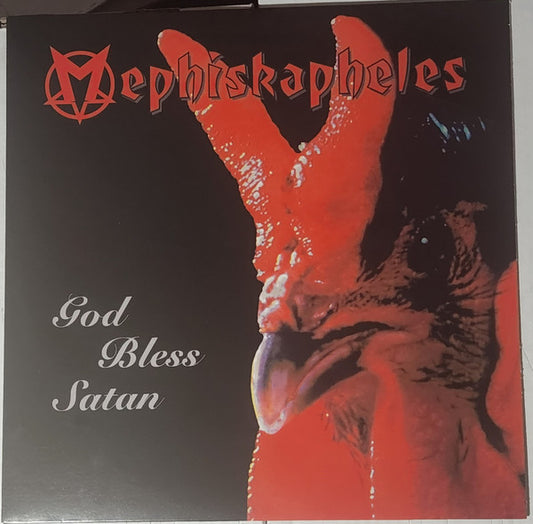 Mephiskapheles : God Bless Satan (LP, Album, RE, RP, Red)