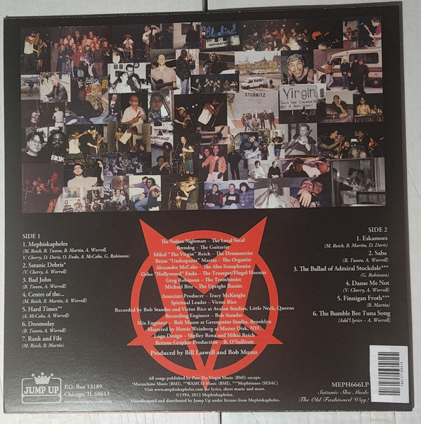 Mephiskapheles : God Bless Satan (LP, Album, RE, RP, Red)