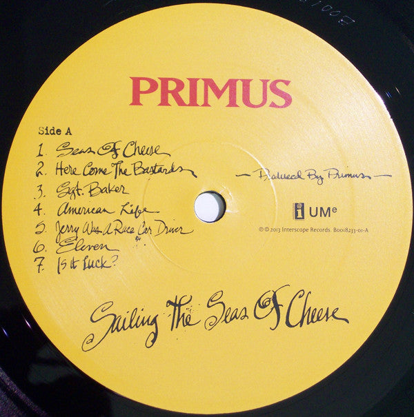 Primus : Sailing The Seas Of Cheese (LP, Album, RE, 200)