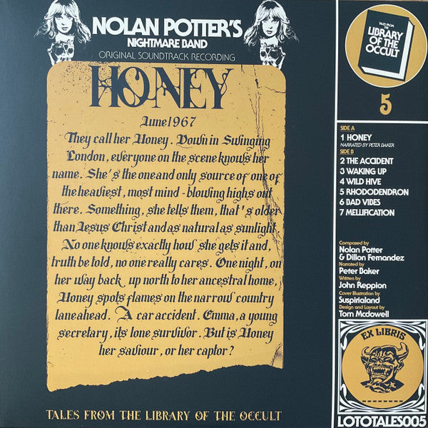 Nolan Potter's Nightmare Band : Honey (LP, Ltd, Hon)