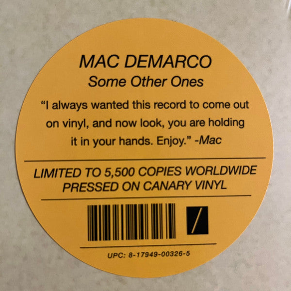 Mac Demarco : Some Other Ones (LP, Album, Can)