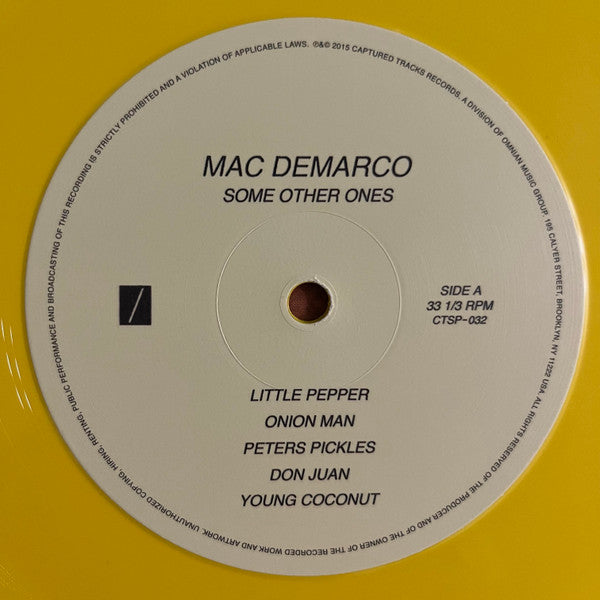 Mac Demarco : Some Other Ones (LP, Album, Can)