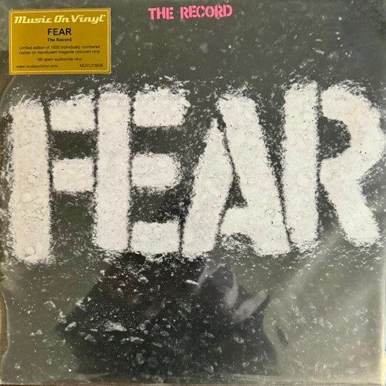 Fear (3) : The Record (LP, Album, Ltd, Num, RE, 180)