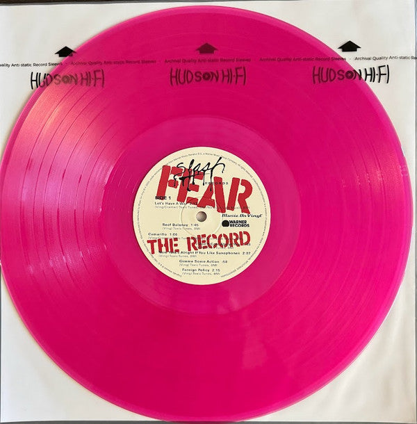 Fear (3) : The Record (LP, Album, Ltd, Num, RE, 180)