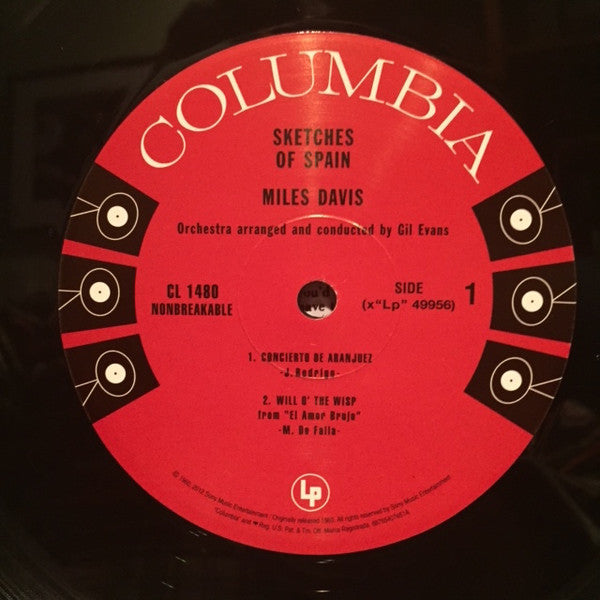 Miles Davis : Sketches Of Spain (LP, Album, Mono, RE, 180)